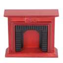 Wedinard Dollhouse Fireplace, Birch Doll House Grate 1:12 Scale Vivid Design for Kids