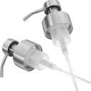 2pcs Foam Soap Dispenser Pump for Soap Dispenser Lotion Bottle Pump Replacement Head for Lotion Bottle Shampoo Dispenser Head Shampoo Stainless Steel 304