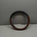 Microfiber Leather Steering Wheel Covers Universal 15 inch (Brown