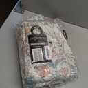 Jinchan Nursery Curtains 95% Blackout 90 Inch Long, Pink Floral Curtains for Girls Room, Farmhouse Country Drapes for Living Room, Room Darkening Window Treatments Grommet Top Set 2 Panels