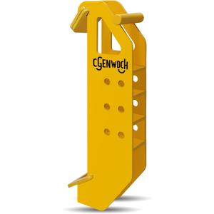 New Upgrade Adjustable Heavy Hitch Attachment for Skid Steer, 5000/20000 lbs Load Capacity, Compatible with Skid Steer Loaders and Tractors (Newly Added Adjustable Shim)