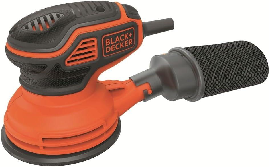 BLACK+DECKER Orbital Sander, 5-inch Disc Sander, Corded (BDERO600)