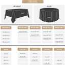 Fitable 6 Pack Gold Round Tablecloths - 90 Inches Round - Wrinkle and Stain Resistant Fabric Table Clothes, Washable Polyester Table Covers for Wedding, Party, Banquet, Formal Events