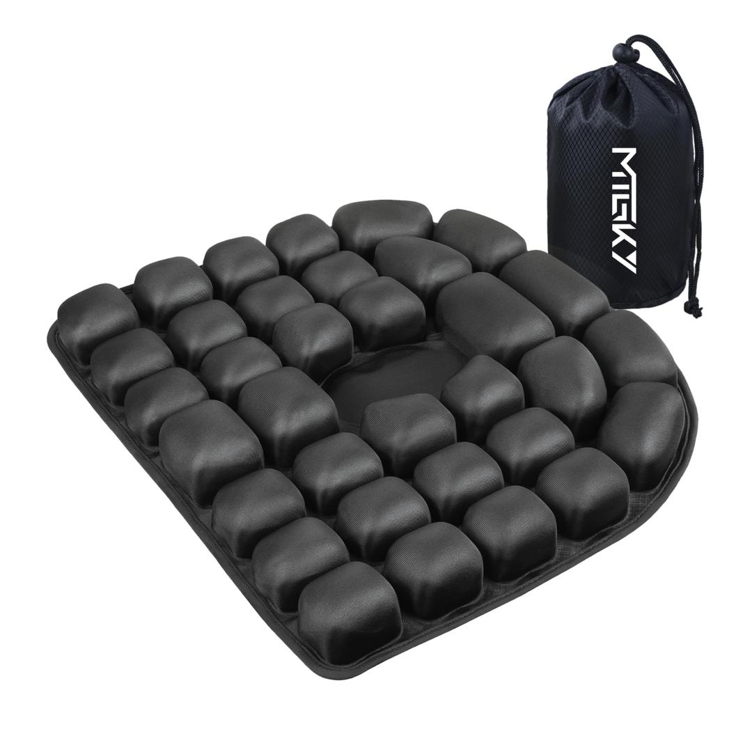MTGKY Sondor Travel Cushion,Portable & Adjustable Airplane seat Cushion for Long Flights,Inflatable Cushion for Wheelchair, Travel,Driving
