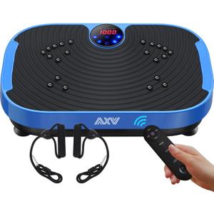 AXV Vibration Plate Exercise Machine Whole Body Workout Vibrate Fitness Platform Lymphatic Drainage Machine for Weight Loss Shaping Toning Wellness Home Gyms Workout