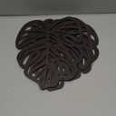 Palm Leaves Wood Wall Decor, 3Pcs Tropical Wall Art Jungle Decor, Wooden Natural Leaves Plant Wall Decor, Vintage Tropical Plant Plaque for Home Living Room Kitchen Bedroom Bathroom & Garden, Brown