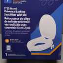 Medline 2" Universal Locking Seat Riser with Lid