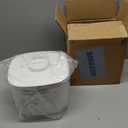 TBMAXS Airtight Rice Container 10 Lbs, Clear Plastic Food Storage Container Bin For Flour Sugar, Dry Food Holder with Easy Locking Lid for Kitchen Pantry Organization and Storage