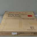 End Table, Industrial Side Table with 2-Tire Storage Shelf, 180LBS Mini Fridge Stand with Adjustable Feet, 18"x18" Wood Night Stand Small Bedside Table with Sturdy Metal Frame for Living Room Bedroom (Rustic Brown 1pc 18inch)