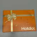 Hotdot Hand Warmers Rechargeable, Heat Levels (104131F), Real-Time Temp & Battery Display, Electric Hand Warmers, Fast Heating, Fits in Gloves/Pocket, Gifts for Women & Men (AI-White 2Pack)