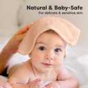 6-Pack Baby Washcloths Soft Absorbent Viscose from Bamboo Washcloths for Face, Body, Baby Towels for Newborn, Kids, Toddlers, Infant, Gentle on Sensitive Skin, 10x10 Reusable Face Towels (Mellow)