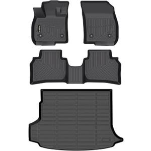 Wailtnb-Floor Mats & Cargo Liner for Buick Envision 2021-2025 2026 Waterproof Durable All Weather Automotive Floor Liner Custom Fit for Envision Accessories Black