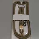 Manna Joy Phone Lanyard Crossbody with 2 Hanging Loops: Metal Buckle Adjustable Skin-Friendly Cell Phone Strap for iPhone Around,Hands-Free Universal Anti Theft Neck Lanyards For Outdoor Travel,Khaki