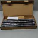 1 Diameter Curtain Rods Itself is 30 to 144 inch 1 Pack Fit 30-142 inch, 66 to 120 inch Window with Heavy Duty Adjustable Rod Matte Black Splicing Metal Extra Long Curtain Rod for Windows
