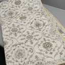 WITSHOCK Living Room Area Rugs 9x12: Soft Non-Slip Backing Washable Rugs Vintage Large Carpet for Bedroom Office Dining Room Kitchen Stain Resistant Home Decor Rug (Camel)