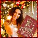 Kosiz 6 Pcs Christmas Diamond Art Kits Merry Christmas Diamond Painting Kits for Adults Let It Snow DIY Cartoon 5d Rhinestones Crafts with Tools for Home Wall Decoration Holiday Gifts