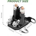 146154 145673 Starter Solenoid 12V for Craftsman LT1000 Poulan 532145673 Husqvarna 532146154 AYP 109081X Lawn Mower
