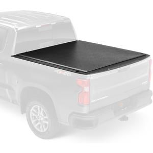 Gator Soft Roll Up Truck Bed Tonneau Cover - Easy-to-Install - No-Drill Installation - Durable Vinyl Roll Up Tonneau Cover - Low-Profile Design - 2019-2026 Chevy/GMC Silverado/Sierra 6'7" Bed