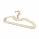 Slim Velvet, Non-Slip Suit Clothes Hangers, Pack of 50, Blush Pink/Rose Gold