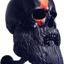 Motorcycle Skull Helmet Holder Rack, Removable Resin Crafts Motorcycle Bike Accessories Helmet Storage Rack Wall Mount Hat Rack