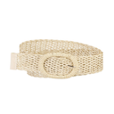 Allegra K Womens Skinny Waist Belts Braided Woven Bohemian Belts for Dress Metal Buckle 58-84cm/22.83-33.07"