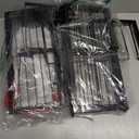 Tomorotec [2 Pack] Stackable Kitchen Storage Shelf Rack, Foldable Spice Rack Cabinet Organization Storage Shelves, Kitchen Shelves, Kitchen Counter & Cabinet Shelf Organizer,