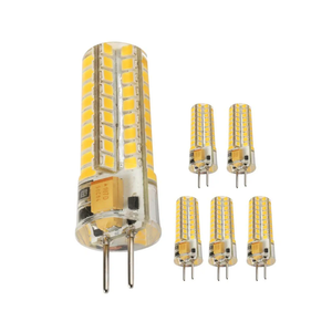 GY6.35 LED, led Halogen Replacement 5W Bi-pin Base 12V AC/DC 2700K Warm White,led Landscape Light Bulbs 50W Replacement 5Pack