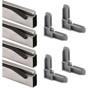 Prime-Line PL 7803 Screen Frame Kit, 5/16 In. x 3/4 In. x 36 In., Aluminum, Mill Finish (1 Kit)