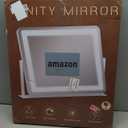 ROLOVE 22x17 Inch Lighted Vanity Mirror with Dimmable LED Lights - 3 Color Modes, Smart Touch Control & 360 Rotating Base - Desk Makeup Mirror (White)