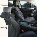 Aegis Cover Sheepskin Seat Covers, Merino Wool Front Car Seat Vest Cover with Nonslip Backing, Super Soft Dense Pelt Fuzzy Interior,Universal Fit for Most Cars SUVs Trucks Sedans