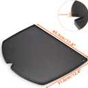 For Weber Q Griddle, 6506 Cast Iron Griddle for weber Q300 Q320 Q3000 Q3100 Q3200 Series Gas Grills Parts, Grill Griddle Insert for 57060001 586002 426001 56010049 404341, 17.8" x 12.4"