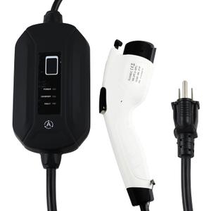 Wisepick Portable EV Charger 16 Amp 240V with NEMA 5-15 Level 1 or NEMA 6-20 Level 2 Electric Vehicle Charging Station Adapter 24.6 ft (Level 2 (NEMA 6-20))
