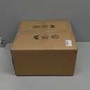 Vintage Crystal Semi-Flush Mount Ceiling Light, 5-Light Fixture, 11.8 Inch Close to Ceiling Lamp, Mid Century Suitable for Bedroom, Entryway, Hallway, Dining Room (Brown (with wood grain finish))