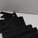 PowerKing 3 Tiers Black Velvet Jewelry Organizer Stand, Detachable Bracelet Display Stand and Holder, Jewelry Display Organizer for Bracelet Watch