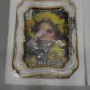 PHAREGE 5x7 Vintage Picture Frame White Gold, Ornate Antique Picture Frame for 5x7 Photo, Retro Photo Frame for Tabletop Vertical or Horizontal Display, 1 Pack