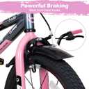 WEIZE Kids Bike 16 20 Inch Children Bicycle for Boy Girl Outdoor Cycling