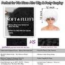 Short Kinky Curly Afro Wig with Bangs Glueless for Black Women Men 70s Disco Bouncy Fluffy Puff Synthetic Heat Resistant Natural Looking Hair for Party Cosplay Daily Use