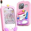 Kids Smart Phone, Phone for Kids Ages 3-12 | 2.8" Touchscreen, Dual Camera & Video Recording | Educational Learning Toy with Games & Music | Christmas Birthday Gift for Boys and Girls(Pink)
