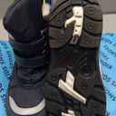 Apakowa Kid's Boys Girls Winter Snow Boots (Toddler/Little Kid) (Blue2, 12 Size)