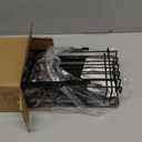 Shower Caddy Hanging for Handheld Showerheads, Adjustable Rustproof Black Shower Organizer with No Drilling Storage, Hooks, Soap & Toothbrush Holder for Bathroom