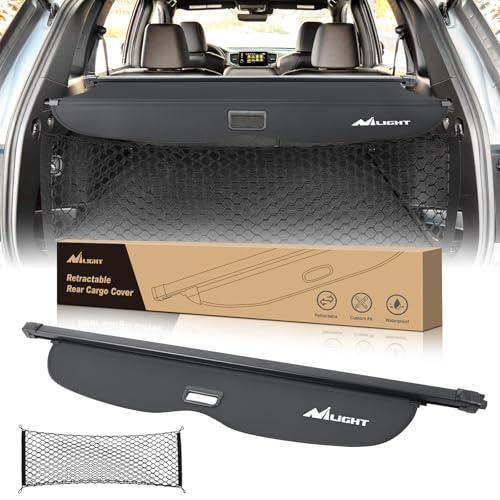 Nilight Trunk Cargo Cover for Honda Passport 2019 2020 2021 2022 2023 2024 2025, Retractable Security Shade Rear Cargo Cover, with Trunk Storage Net