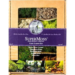 SuperMoss (50310) Fairy Garden Kit, Mixed Mosses, 4 oz., Multicolor