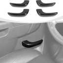 RAZPOY Carbon Fiber Inner Door Handle Cover Trim Compatible with Chevy Silverado & GMC-Sierra Accessories 2007-2013