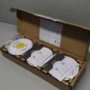 Kidde Smoke and Carbon Monoxide Detector, Hardwired with 10-Year Battery Backup, LED Status Lights, Interconnected, 85 dB Alarm, 5 inches, 30CUA10, 3 Pack