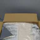 Besrey Kids Play Tent 2 in 1 with Padded Mat and Lights, Large Kids Playhouse with 2 Doors & 4 Windows, Indoor & Outdoor, Christmas Toddler Tent, 51" x35" x 51" (White)