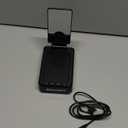 Cell Phone Stand with Wireless Bluetooth Speaker and Anti-Slip Base HD Surround Sound Perfect for Home and Outdoors with Bluetooth Speaker for Desk Compatible with iPhone/ipad/Samsung Galaxy (Black)