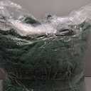 L'AGRATY Chunky Knit Blanket Throw: 80''x90'' Chenille Chunky Knitted Throw Blanket for Bed Couch - Handmade Thick Big Cable Knit Blanket - Large Chunky Crochet Rope Blanket for Home Decor(Green)