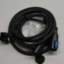 EV Charger Extension Cable for Tesla Charger (40Amp 21ft 240V 9.6kW), EV Extension Cord for Level 1 Level 2 Tesla Home Mobile Charger/Wall Connector, NACS Extension Cord for Tesla Y/X/3/S/Cyber-truck (Black)