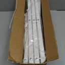 Drying Rack Clothing, 3-Tier Clothes Drying Rack Foldable, Antirust Laundry Drying Rack Collapsible Use for Indoor & Outdoor, 11.8" D x 34.6" W x 35.4" H, White