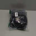 Homaxy 100% Cotton Dish Cloths, 8 Pack - 12 x 12 Inches, Waffle Weave Super Soft and Absorbent Dish Towels Quick Drying Dishcloths, Black